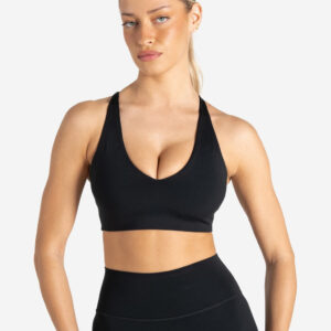 Allure Adjustable Sports Bra - Black