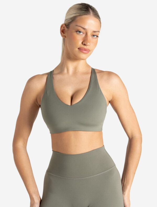 Allure Adjustable Sports Bra - Dusky Sage
