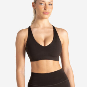 Allure Adjustable Sports Bra - Espresso