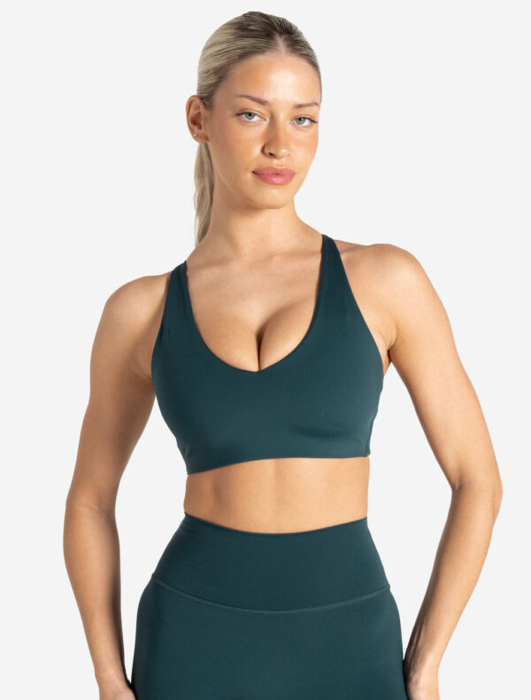 Allure Adjustable Sports Bra - Marine Teal