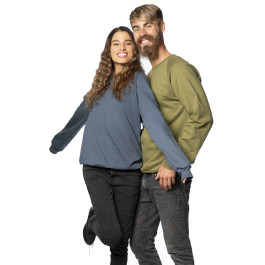 Organic Raglan Crew Neck Sweatshirt