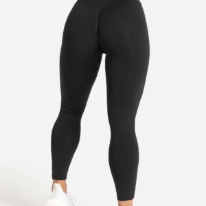 Scrunch Seamless Leggings - Black