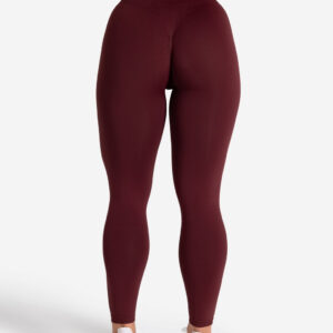 Scrunch Seamless Leggings - Dark Cherry