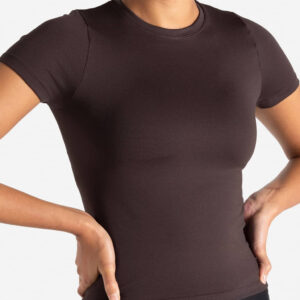 Sculpt Seamless T-Shirt - Espresso