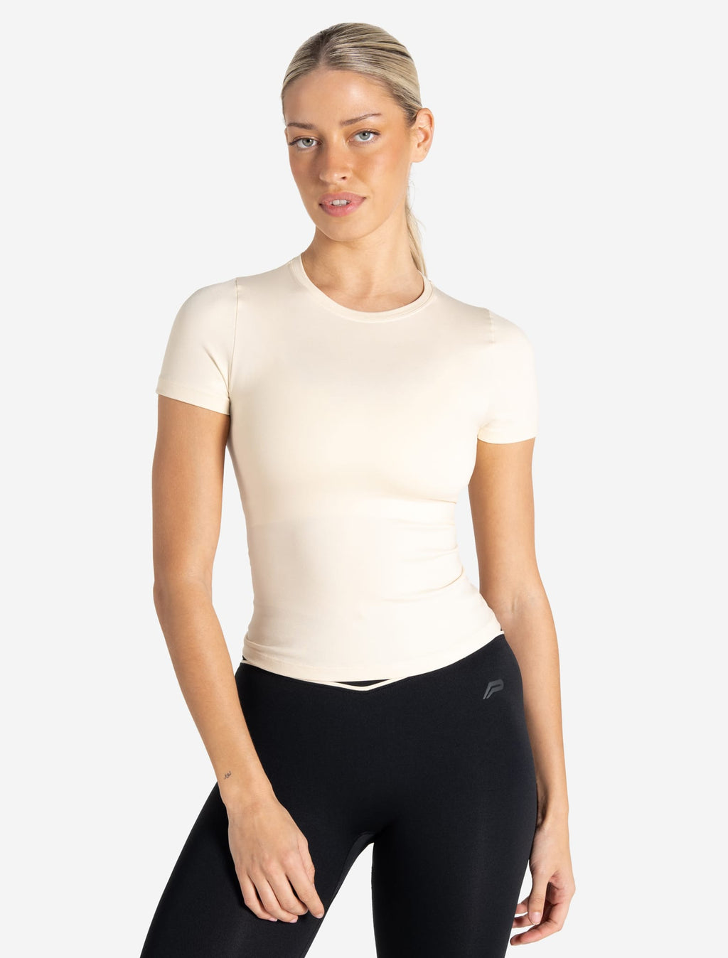 Sculpt Seamless T-Shirt - Marshmallow Sculpt Seamless T-Shirt - Marshmallow